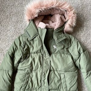 Girls Abercrombie & Fitch Puffer Coat